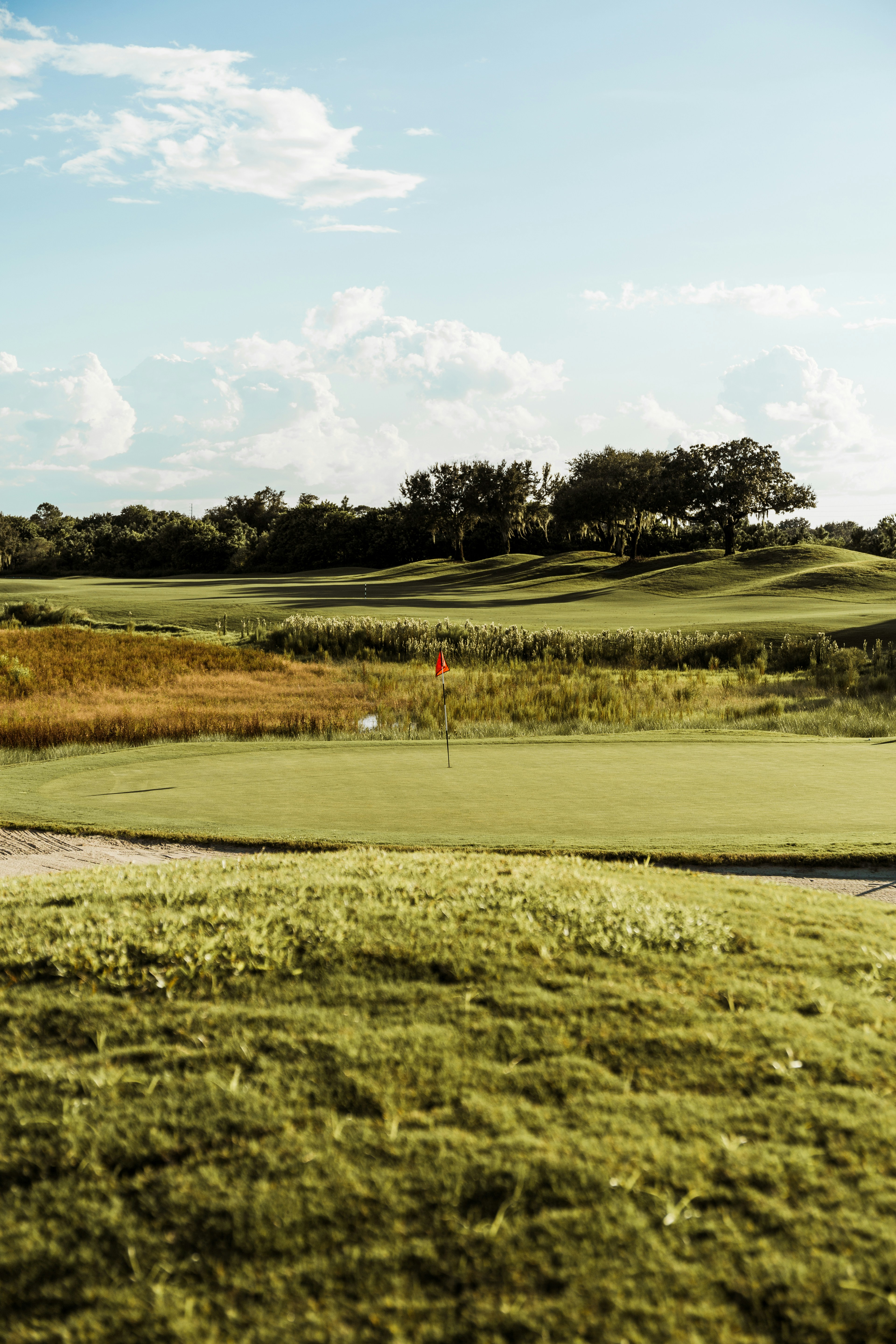 Florida golf course with green fairways and open landscape